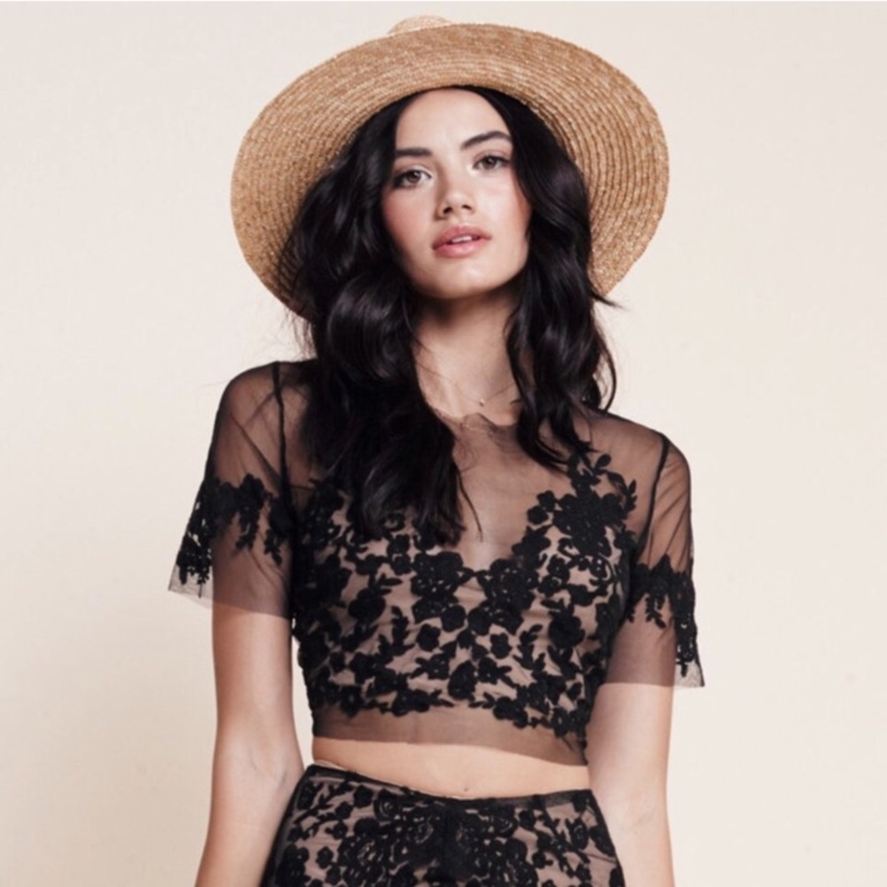 For love and lemons lace crop top(s)